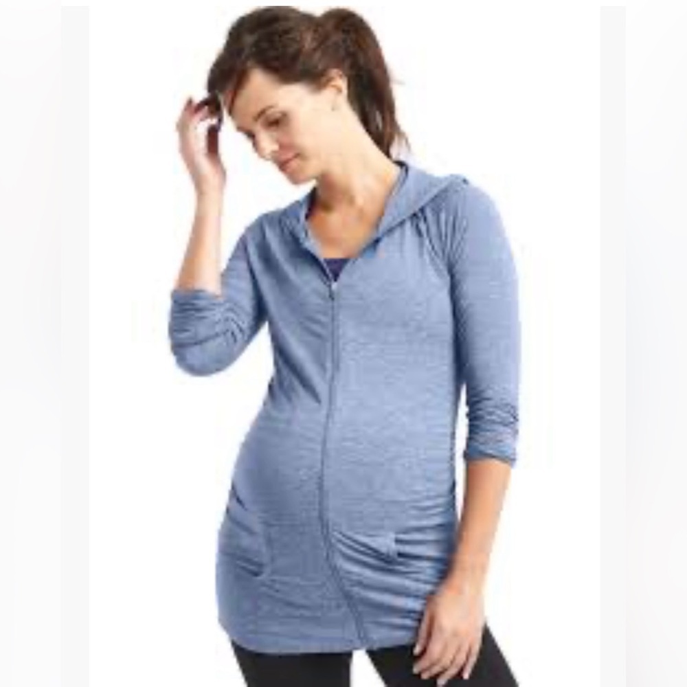 Gap Maternity Breathe Zip Up Hoodie